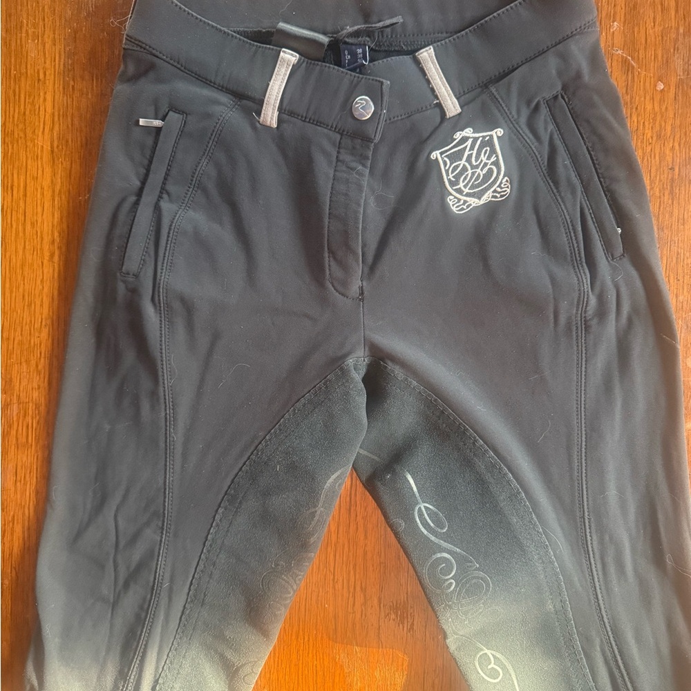 Horze crescendo full suede/silicone seat breeches